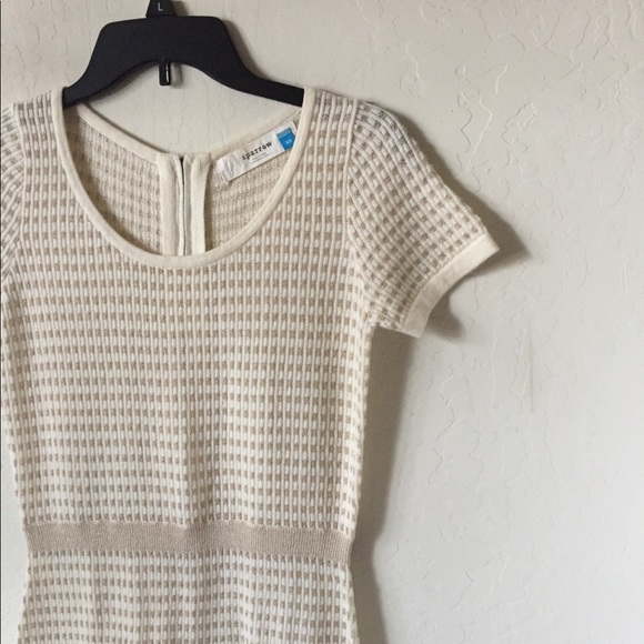 Anthropologie Dresses & Skirts - euc sparrow gilt grid sweater dress